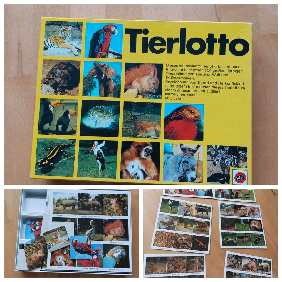 Tierlotto/ Gesellschaftsspiel/ Spiel/ Karten/ Tiere in Himmelpforten