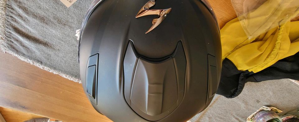 Helm / schwarz / XL /  Scorpion EXO 510 Air mit Sonnenschutz in Frechen