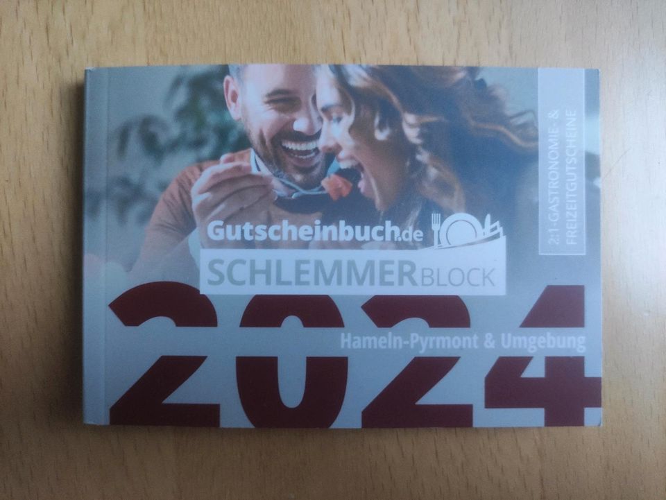 Schlemmerblock 2024 Hameln Gutscheinbuch - nur 10€ inkl Versand in Hameln