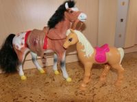 Pferd 18cm gescheckt Samt Pinto Sattel abnehmbar Pony braun 13cm Baden-Württemberg - Dettingen an der Iller Vorschau