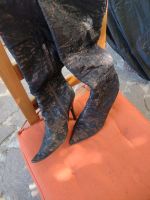 Stiefel schwarz braun füllmuster Größe 38 Niedersachsen - Emstek Vorschau