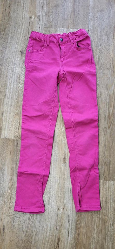 Jako-o Twillhose 146 pink Petrol lila in Breitenfelde