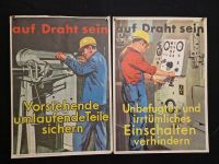 10 alte A2 Plakate der BG zum Thema UVV ca 50er - 80er Jahre #25 Saarland - Heusweiler Vorschau