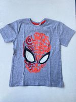 Shirt/T-Shirt Gr. 110/116 hellgrau Marvel Spiderman ungetragen Bayern - Waldbüttelbrunn Vorschau