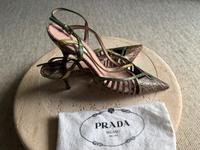 Prada, Slingback, Pumps, Stilettos, Heels, spitz, Leder, 39 Horn-Lehe - Lehesterdeich Vorschau