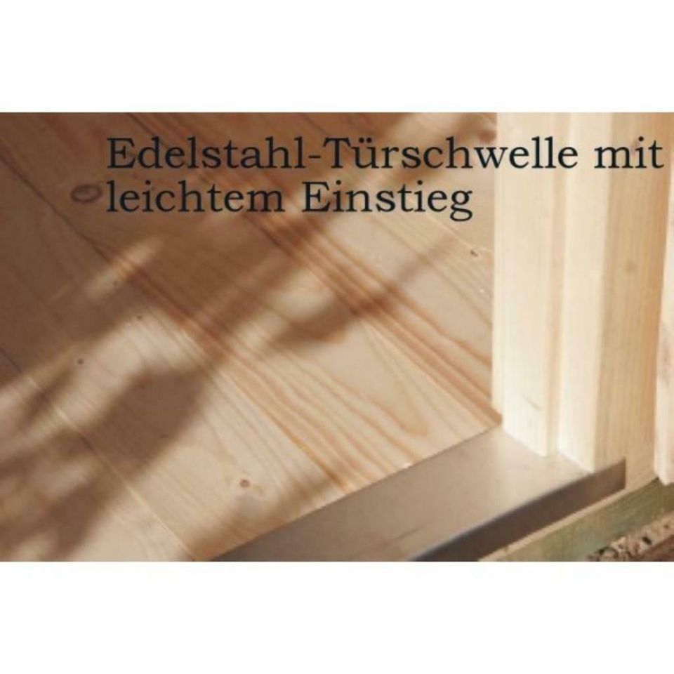 Gartenhaus Blockhaus Gerätehaus Holz 480x300cm, 40 mm, 403942 in Versmold