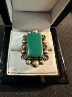 Vintage Ring mit grünen Onyx Silber 925 Mexiko Berlin - Spandau Vorschau