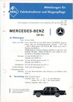 Mercedes Benz 220 SEb Flossenbenz - Werkstatt-Service-Anleitung Baden-Württemberg - Schopfheim Vorschau