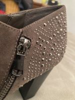 Ankleboots Business Glitzer Punk taupe grau Stiefeletten Rock 40 Hessen - Wiesbaden Vorschau