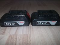 2x Bosch Akku 18V  1,5Ah Li-ION für Professional Serie, Ladegerät Sachsen - Aue Vorschau