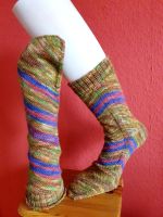 Socken # gestrickt # 40 / 41 # links rechts ergonomisch Wildling Schleswig-Holstein - Lübeck Vorschau