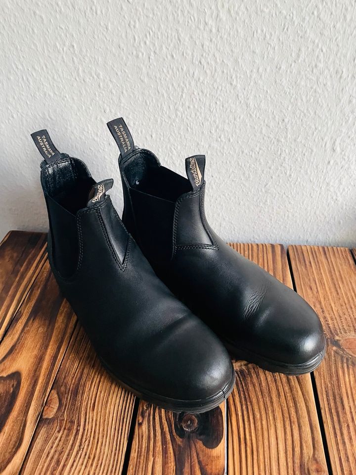 500 Blundstone Chelsea Boots Leder 47 schwarz in Flensburg