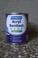 Renovo Acryl-Buntlack  Schwarz  100 ml Chemnitz - Kapellenberg Vorschau