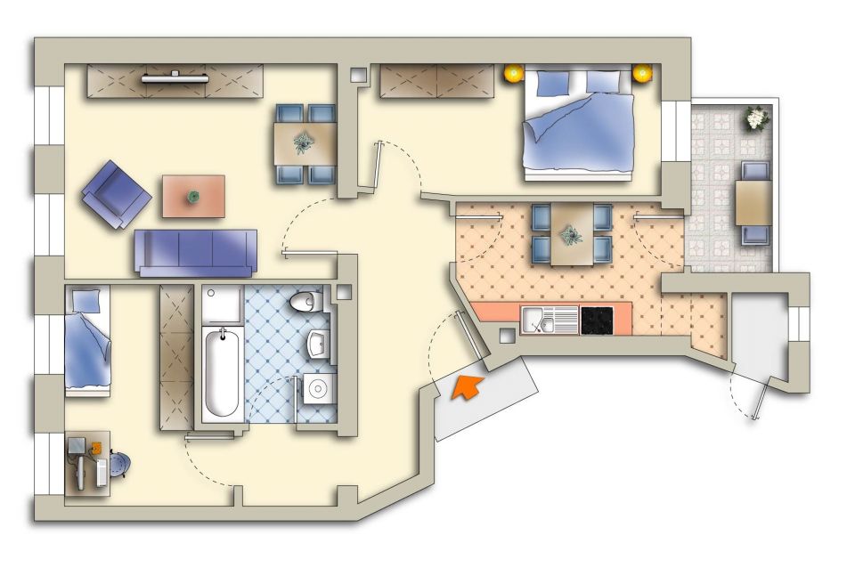 Top Kapitalanlage in Chemnitz - courtagefrei! Schöne 3-Zimmer Eigentumswohnung in Schloßchemnitz in Chemnitz