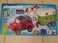 Playmobil 4189 - Reiterhof: Geländewagen mit Pferdeanhänger Thüringen - Weida Vorschau