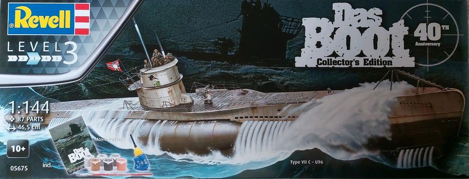 U-96 Das Boot Revell Modell Bausatz 1:144 Jubiläum 40 Jahre in Lübeck