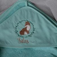 Kapuzenhandtuch bestickt Babygeschenk Hessen - Breidenbach (bei Biedenkopf) Vorschau
