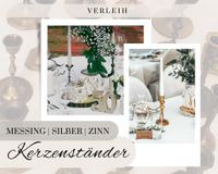 Kerzenständer I Messing Silber Zinn I Tischdeko I Hochzeit I Niedersachsen - Wiefelstede Vorschau