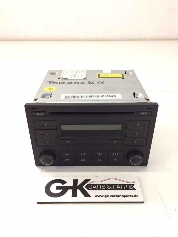 VW Polo 9N3 3TRG orig Radio mit CD/mp3 Bj 07 ohne Code - LRP Autorecycling