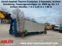Abroll Asphalt Thermocontainer Thermobox isoliert Asphaltbau 12m3 Bayern - Aichach Vorschau