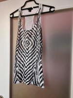 Umwerfendes Pailletten Top schwarz weiß Tank Top Bayern - Großostheim Vorschau