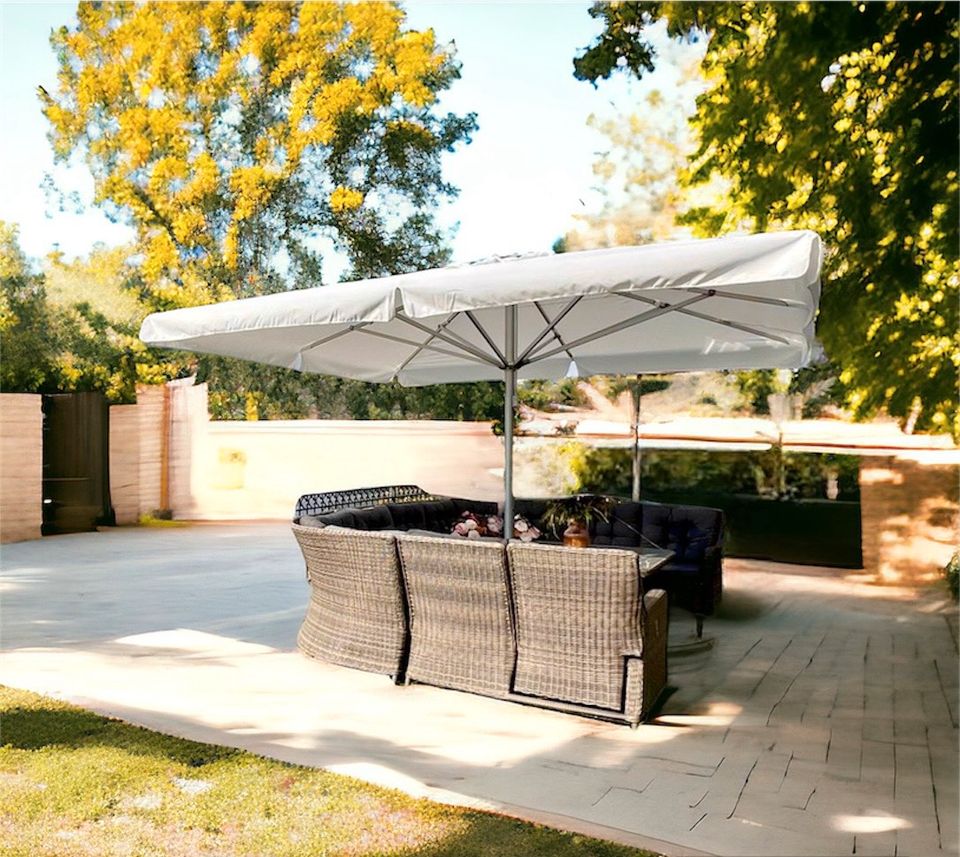 Gastro Sonnenschirm, Großschirm, Terrassenschirm, 4x4m (Neu Ware) in Legden