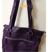 Handtasche bordeaux rot, aus Leder, 2 Trageriemen Saarland - St. Ingbert Vorschau