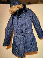 Lange Winterjacke von Tchibo dunkel blau Gr 40 mit Kapuze neu Hannover - Herrenhausen-Stöcken Vorschau