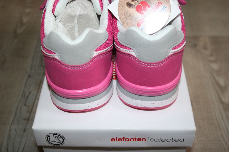 * NEU * coole Sneaker, Elefanten Selected, pink, Glitzer, Gr. 31 in Waltershausen