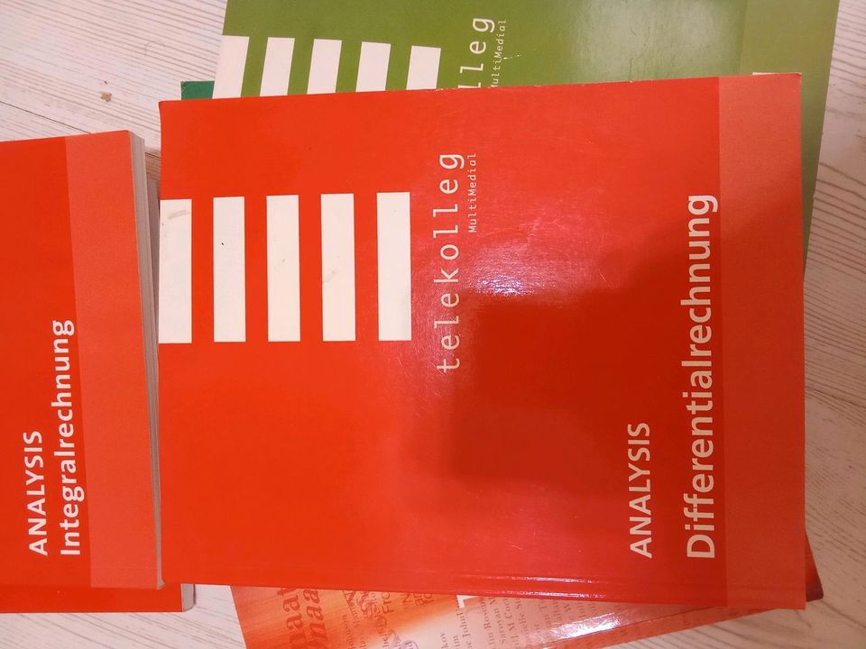 Schulbücher Telekolleg Mathematik Chemie Mechanik Englisch in Leiblfing