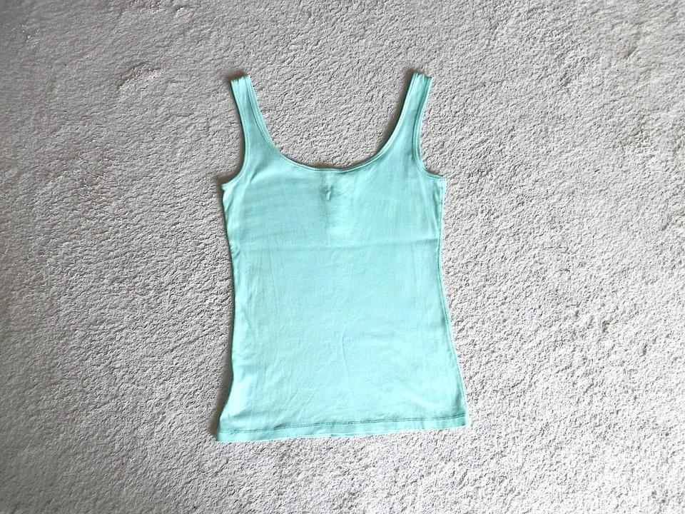 NEU: TOP, T-Shirt, Träger HELLBLAU ärmellos C&A Baumwolle, Gr. M in Potsdam