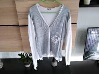 Gerry Weber Shirtjacke Perlen Volants Gr.40 grau-weiss Rheinland-Pfalz - Birkenbeul-Weißenbrüchen Vorschau