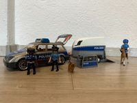 PLAYMOBIL Polizei Auto 6873 / Anhänger / Figuren / Tiere Sachsen-Anhalt - Kretzschau Vorschau