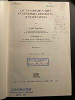 VW Buch Leistungsmechanismus und Energieumwandlung in Festkörpern Niedersachsen - Wolfsburg Vorschau