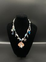 Handgemacht Naturstein-Glasperlen Halskette Nordrhein-Westfalen - Düren Vorschau