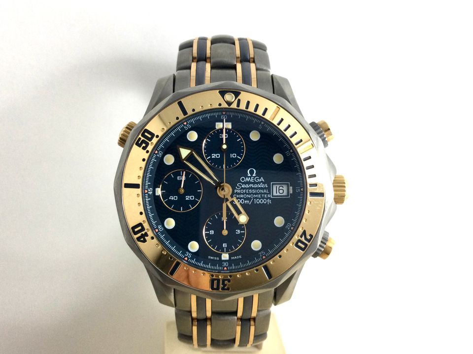 Omega Seamaster Diver 300 Chronograph (Blau) 2296.80.00 Titan-RG in Bottrop