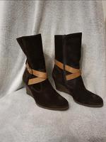 Paul Green Stiefel  25 cm hoch mit Keilabsatz, Wildleder, Größe Bayern - Bad Birnbach Vorschau