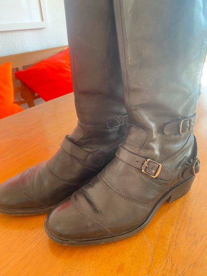 Belstaff Stiefel schwarz Gr. 38 in Tübingen