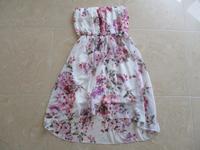 Madonna Kleid Sommerkleid Bandeau-Oberteil Gr. S weiß/rose Bayern - Kunreuth Vorschau