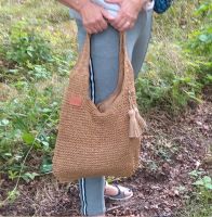 Neu:RAFFIA Basttasche, häkeltasche,Beutel,beige, groß,Handarbeit Schleswig-Holstein - Barsbüttel Vorschau