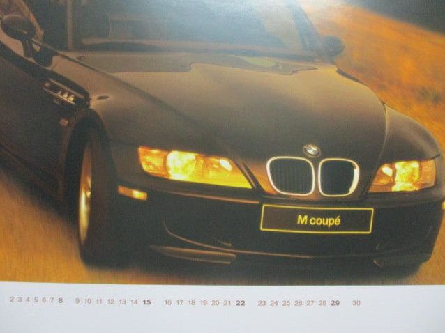 BMW Kalender 1998 323i E36,E36/5 compact 316g,735i E38,E31,E39 in Minden