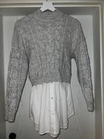 Strickpullover mit Hemd Niedersachsen - Braunschweig Vorschau