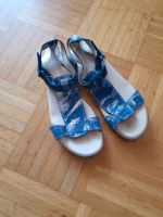 Richter Leder Sandalen Mädchen Gr. 37 blau Silber Baden-Württemberg - Heidenheim an der Brenz Vorschau