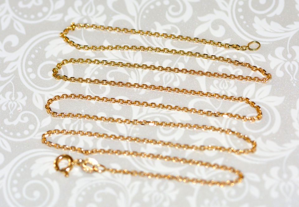 Ankerkette Damenkette Kette Goldkette 585 / 14 Karat Gold 55 cm in Bayern -  Rohrbach | eBay Kleinanzeigen ist jetzt Kleinanzeigen