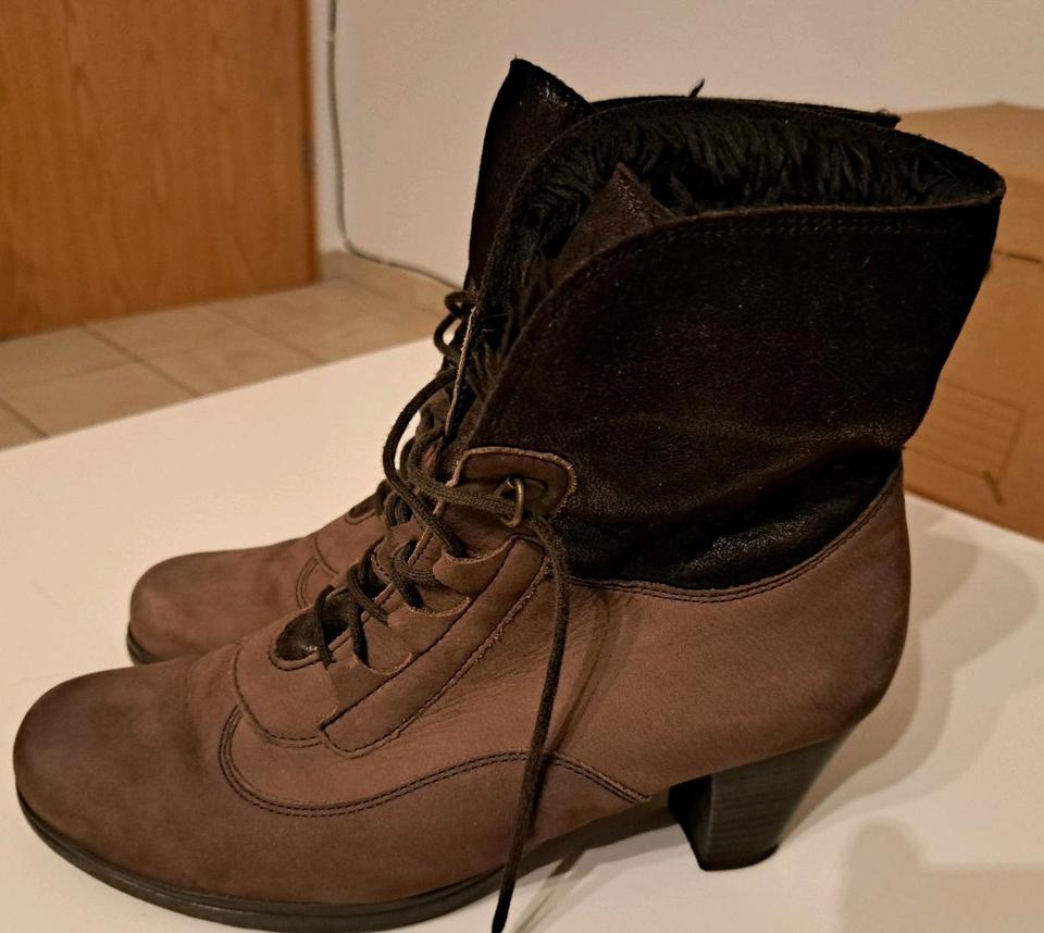 Stiefeletten Braun Gabor gefüttert Gr. 40 bzw. 6,5 in Wolfsburg