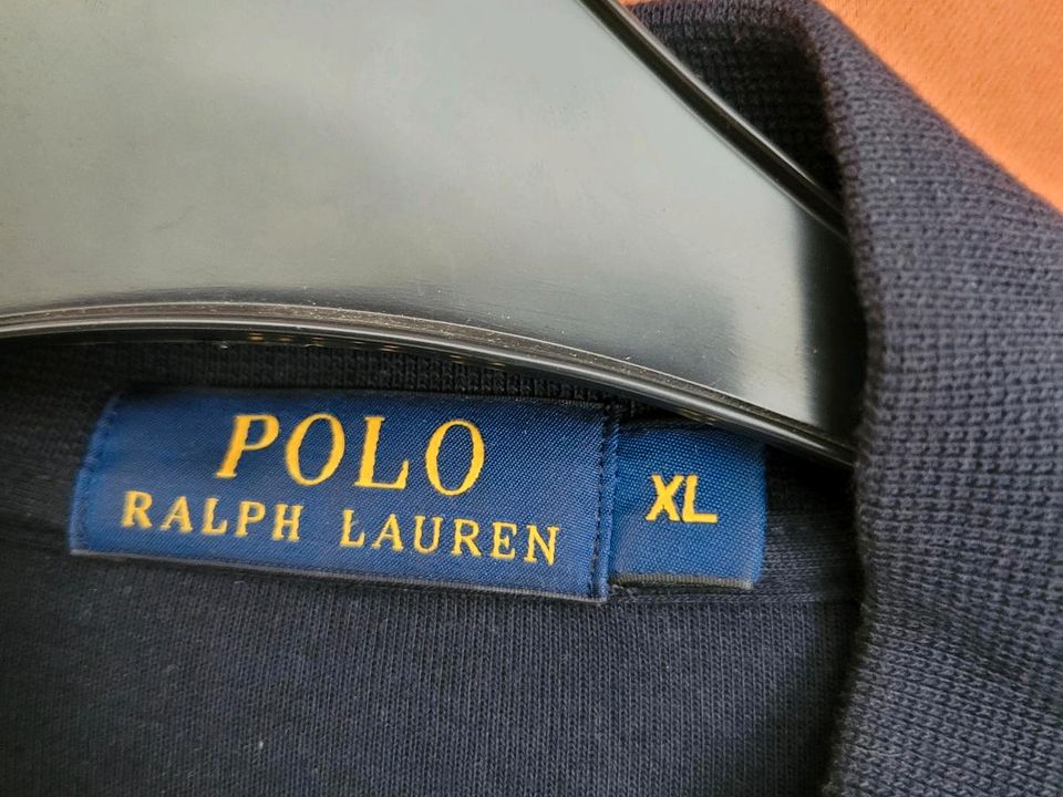 Polo Ralph Lauren Sweatjacke XL dunkelblau bis 24.7.Versand frei in St. Wendel