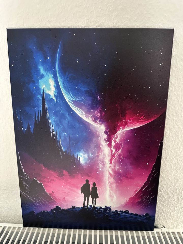 Metallposter "Stream of Galaxy" Displate in Paderborn