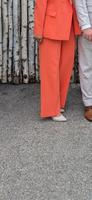 Comma Twill-Hose orange Gr. 42 Anzughose Stoffhose weites Bein Bayern - Abensberg Vorschau