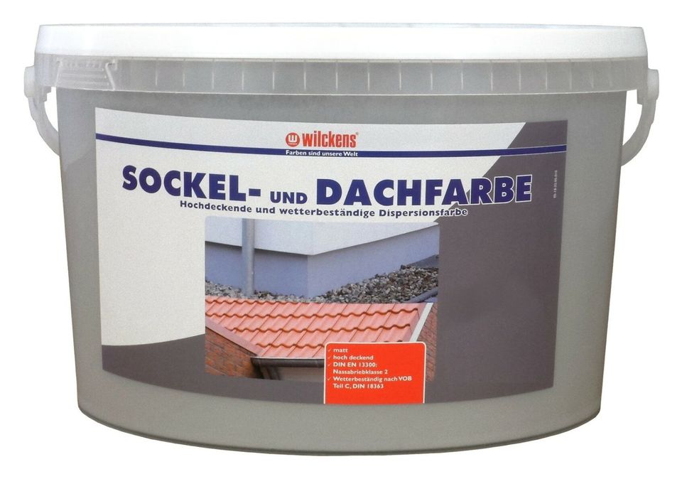 Wilckens 5l Sockel Dachfarbe Steingrau Sockelfarbe Außenfarbe in Neumünster