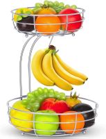 2-Tier Fruit Basket with Banana Holder München - Schwabing-West Vorschau